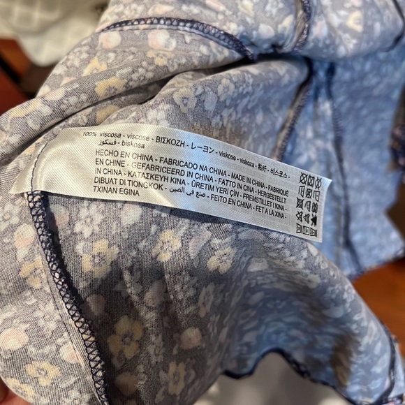 ZARA NWT Purple Floral Dress - Picture 7 of 7